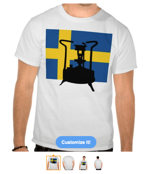 sweden, swedish, made in sweden, swedish flag, flag of sweden, pressure stove, stove, vintage stove, brass stove, paraffin stove, yellow cross, cooker, kerosene stove, tshirt